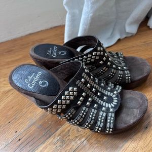 Vintage Colleen Cordero leather sandals